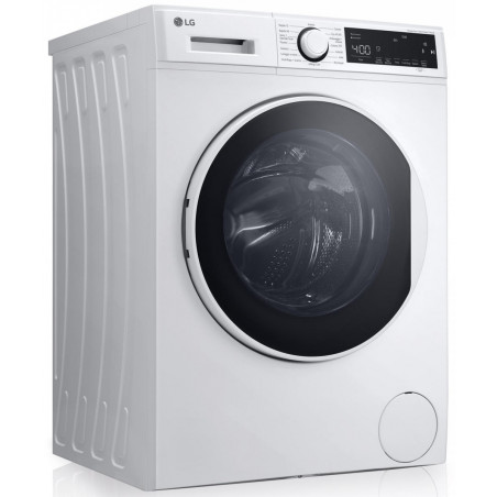 LG Lavadora LG F4WR6009A0W - 9kg, 1400 rpm, Clase A-10%, TurboWash360, Vapor, 12 Programas, Blanco