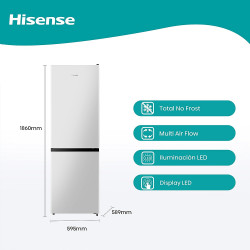 HISENSE COMBI 186Cm. (Cla.E) RB390N4AWE 186x60 BLANCO 257489