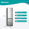 HISENSE COMBI 200Cm.  (Cla.D) RB440N4ACD 200x60 INOX DSP 250745