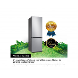 SAMSUNG COMBI 185Cm.  (Cla.C) RB34C600CSA/EF 185x59x66 No frost  INOX 261208
