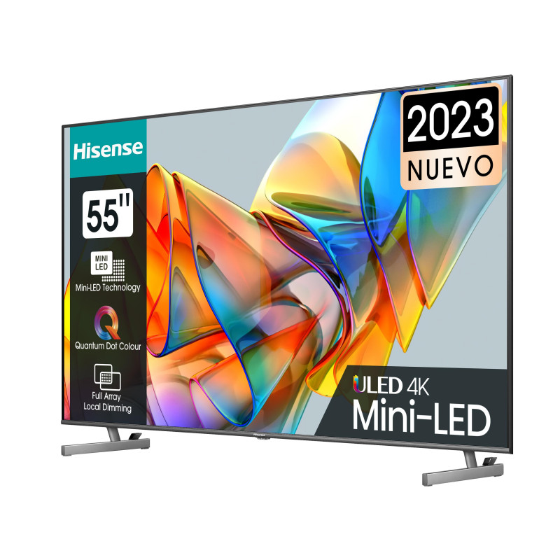 HISENSE TV LED 55" 55U6KQ UHD MINILED ULED QLED FULLAR 261523