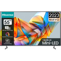 HISENSE TV LED 55" 55U6KQ UHD MINILED ULED QLED FULLAR 261523