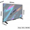 TOSHIBA TV LED 40" 40LV2E63DG FHD SMART TV 264956