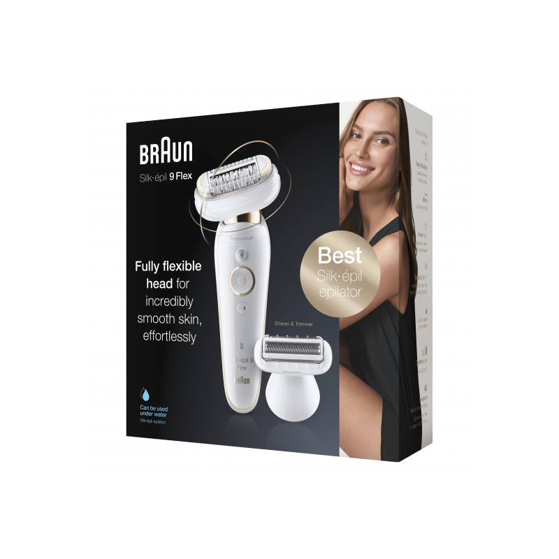 BRAUN DEPILADORA 9002 FLEX SENSOSMART MASAJE RASURA 236897