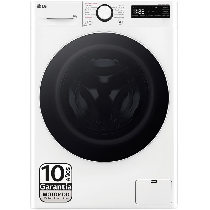 LG LAVADORA 10Kg. F4WR6010A0W 10K 1400R BCA STEAM TRANSMISION DIRECTA 264434 LG LAVADORA 10Kg. F4WR6010A0W 10K 1400R BCA STEAM TRANSMISION DIRECTA 264434