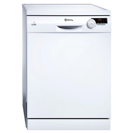 BALAY Lavavajillas (Cla.E) 3VS506BP, 60 cm , 12 servicios, Blanco, Display, 9,5 litros, programa 1 hora, pausa+carga .237075