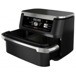 NINJA FREIDORA DE AIRE MULTIFUNCION AF500EU DOBLE SEPARABLE 10,4L negro inox 241934