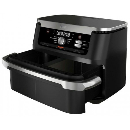 NINJA FREIDORA DE AIRE MULTIFUNCION AF500EU DOBLE SEPARABLE 10,4L negro inox 241934