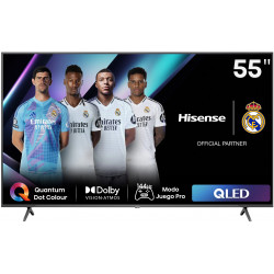 TV Hisense 55" QLED 55E7NQ Pro - 4K Ultra HD, 144Hz, Smart TV VIDAA, 40 W, HDR10+ 274107