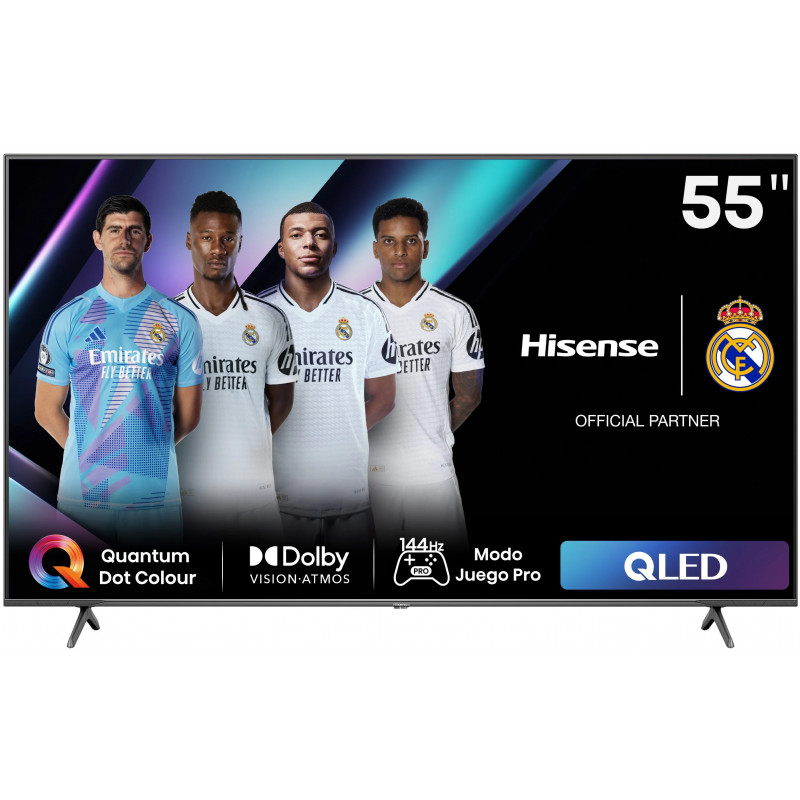 TV Hisense 55" QLED 55E7NQ Pro - 4K Ultra HD, 144Hz, Smart TV VIDAA, 40 W, HDR10+ 274107