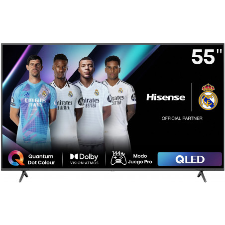TV Hisense 55" QLED 55E7NQ Pro - 4K Ultra HD, 144Hz, Smart TV VIDAA, 40 W, HDR10+ 274107