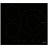 Placa Inducción Artica AEI63223 - 3 Zonas, 32 cm, 7400 W, Booster, 9 Niveles, Negro 265770