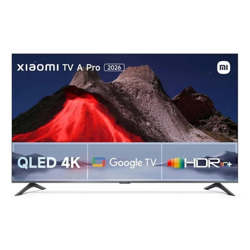 TV Xiaomi 43" QLED A Pro 2026 - 4K Ultra HD, Google TV, Dolby Audio 16W, HDR10