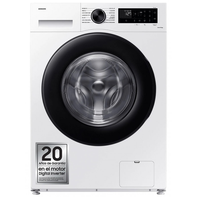 Lavadora Samsung WW80CGC04DAEEC - 8 kg, 1400 rpm, WiFi, Tecnología EcoBubble, Clase A