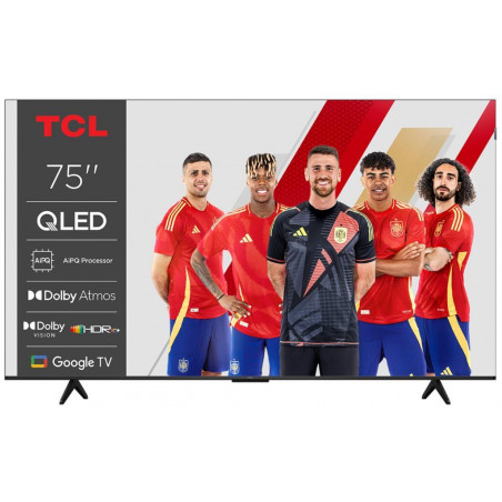 TV TCL 75" QLED 75P7K - 4K Ultra HD, Google TV, Dolby Atmos 20W, HDR10+ 282687