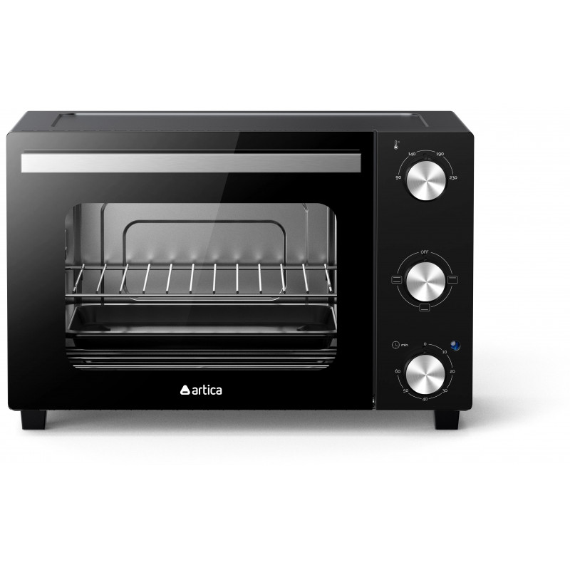 Horno de sobremesa Artica FLOWBAKE - 22L 1300W, 3 Modos, Temporizador, Puerta Doble Cristal