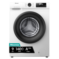 Lavadora Hisense WF1Q9041BW - 9 kg, 1400 rpm, Clase A-10%, 75 dB, Blanco 277126