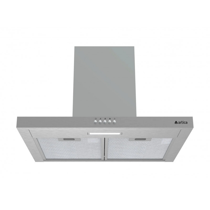 Campana Decorativa Artica ALINE60BI - 60 cm, 400 m3/h, Luz LED, 3 Velocidades, Clase B, Inox 285146