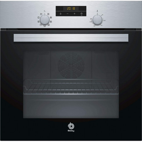 Horno Balay 3HB2030X0 - A, 66L, Hidrolítica Control Comfort, 7 Funciones, Display Táctil, Ventilador, Inox, Negro 226821