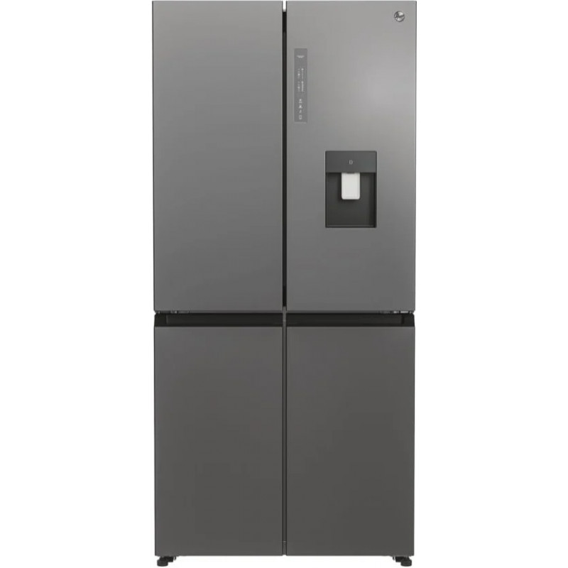Frigorífico Americano Hoover HHCR3818EWPL - 182x83x65 cm, 4 Puertas, 463 L, No Frost, Display, Inox 267118