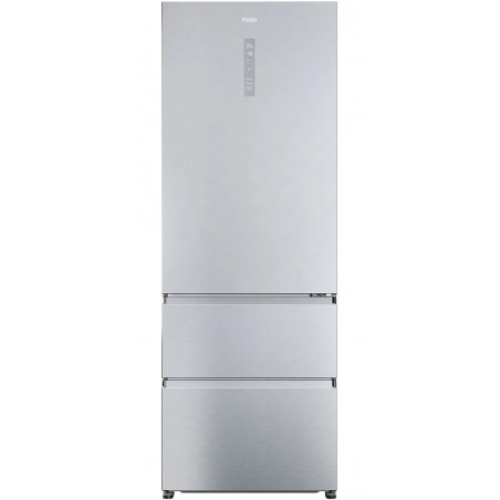 Frigorífico Combi Haier HTR5720ENMG - Clase E, 200x70cm, 483L, NoFrost, Humidity Zone, Inox 260921