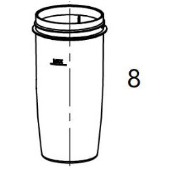 UFESA VASO BATIDORA GRANDE 0,8L. VASO+CUCHILLAS+TAPA BS2500 Nutriboom