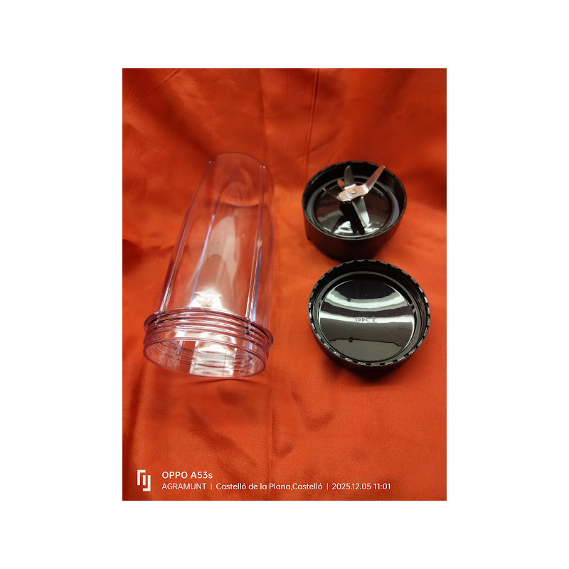 UFESA VASO BATIDORA GRANDE 0,8L. VASO+CUCHILLAS+TAPA BS2500 Nutriboom