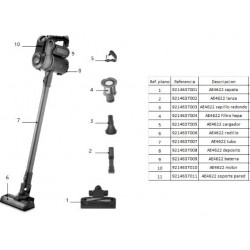 UFESA BATERIA ASPIRADOR ESCOBA AE4622 9214638009 AE4625