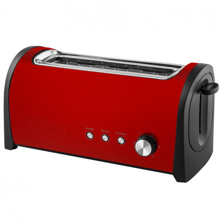 KUKEN TOSTADOR 33779 1000W 1R LARGA VINTAGE ROJO, VERDE 266981