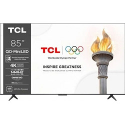 TV LED TCL 85" MiniLED 85C6K - 4K Ultra HD, Google TV, Sonido ONKYO 40 W, 144 Hz, HDR10+ 282708