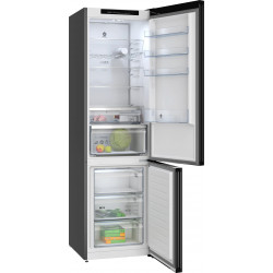 Frigorífico Combi Balay 3KFD855NI - 203x60cm, 368 litros, No Frost, Clase D, Cristal Negro 288481