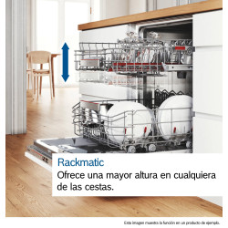 BOSCH Lavavajillas Bosch SMS4HVI03E - 3ª Bandeja, 14 Servicios, Clase D, 60 cm, Inox 282497
