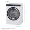 Lavadora Candy BS49B9S - 9kg, 1400 rpm, Clase A, 16 Programas, Display, , Blanco 279580