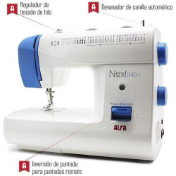 ALFA MAQUINA COSER NEXT 840+ ZIGZAG BRZOLIBRE 36PU 236985