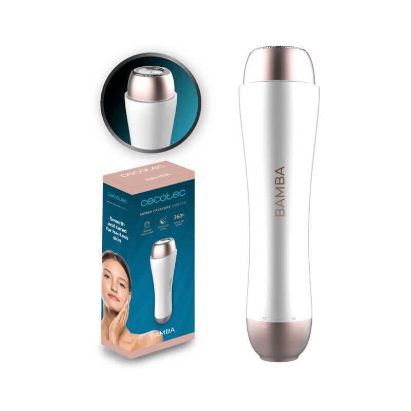 Depiladora Cecotec Skincare Smooth Facial 447 - Acero Inoxidable, Impermeable IPX5 267600