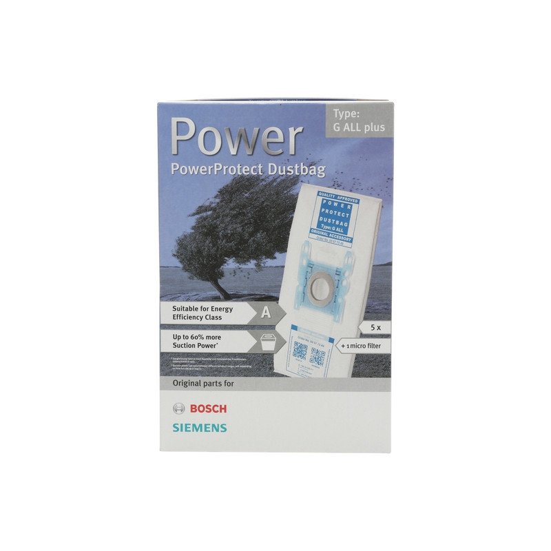 BOSCH SIEMENS Bolsa aspiradora PowerProtect PLUS. 00577549 BOSCH SIEMENS Bolsa aspiradora PowerProtect PLUS. 00577549
